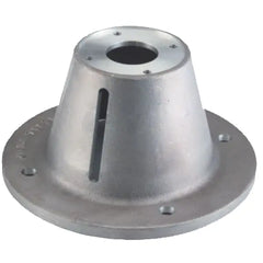 Aluminium pulley 2 groove for belt "A" and hub 24mm