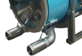 Relâcheur horizontal pompe stainless réservoir 14" I.D. avec manifold